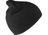 Result Cappello Invernale Unisex / Cappello A Maglia / Berretto BC1005 (Taglia Unica) (Nero)