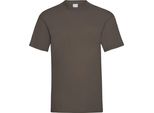 T-Shirt Value Da Uomo A Maniche Corte Per Il Tempo Libero BC3900 (2XL) (Marrone Scuro)