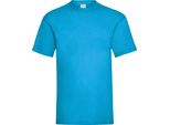 T-Shirt Value Da Uomo A Maniche Corte Per Il Tempo Libero BC3900 (Xl) (Ciano)