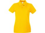 Fruit Of The Loom - Poloshirt Da Donna A Maniche Corte BC3906 (Large) (Oro)