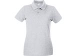Fruit Of The Loom - Poloshirt Da Donna A Maniche Corte BC3906 (Large) (Grigio Screziato)