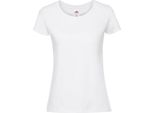 Maglietta Fruit Of The Loom Premium Donna BC3945 (M) (Neve)