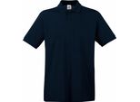 Polo Fruit Of The Loom Premium Herren, Kurzarm BC1381 (3XL) (Dunkelblau)