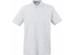 Polo Fruit Of The Loom Premium Herren, Kurzarm BC1381 (L) (Grau)