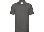 Polo Fruit Of The Loom Premium Herren, Kurzarm BC1381 (M) (Hellgrau)