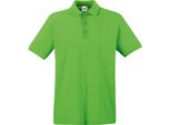 Polo Fruit Of The Loom Premium Herren, Kurzarm BC1381 (Xl) (Limette)