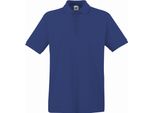 Polo Fruit Of The Loom Premium Herren, Kurzarm BC1381 (L) (Marineblau)