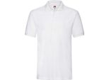Polo Fruit Of The Loom Premium Herren, Kurzarm BC1381 (M) (Weiß)