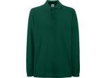 Polo Fruit Of The Loom Premium Herren, Langarm BC1383 (M) (TannengrüN)