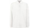Polo Fruit Of The Loom Premium Herren, Langarm BC1383 (Xl) (Weiß)