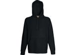 Felpa Con Cappuccio Fruit Of The Loom Uomo BC2654 (Large) (Nero)