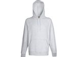 Felpa Con Cappuccio Fruit Of The Loom Da Uomo BC2654 (Large) (Grigio Chiaro)