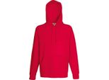 Fruit Of The Loom Herren Kapuzenpullover / Kapuzensweatshirt BC2654 (Large) (Rot)