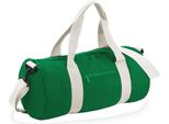 Borsone Bagbase / Borsa Da Viaggio, 20 Litri (2 Pezzi/Confezione) BC4425 (Taglia Unica) (Verde/Bianco Naturale)