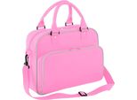 Bagbase Compact Junior Dance Messenger Bagbase, 15 Litri BC3135 (Taglia Unica) (Rosa/Grigio Chiaro)