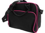 Bagbase Compact Junior Dance Messenger Bagbase, 15 Litri BC3135 (Taglia Unica) (Nero/Fucsia)