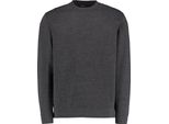 Felpa Kustom Kit Classic Knit Uomo BC3725 (M) (Grigio Scuro Screziato)