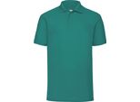 Polo Fruit Of The Loom 65/35 Herren Piqué, Kurzarm BC388 (L) (Smaragd)