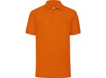 Polo Fruit Of The Loom 65/35 Herren Piqué, Kurzarm BC388 (L) (Arancione)