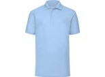 Polo Fruit Of The Loom 65/35 Herren Piqué, Kurzarm BC388 (M) (Himmelblau)