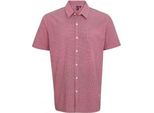 Camicia Premier Da Uomo A Quadri Vichy, Manica Corta PC3100 (L) (Rosso/Bianco)