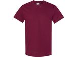 Gildan - T-Shirt Uomo Manica Corta BC481 (S) (Rosso Vino)