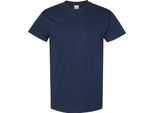 Gildan - T-Shirt Uomo Manica Corta BC481 (S) (Blu Navy)