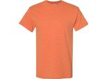 Gildan - Maglietta Uomo Manica Corta BC481 (2XL) (Rosso Arancione)
