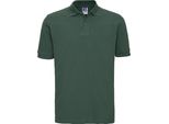 Polo Russell Da Uomo, Manica Corta BC567 (L) (Verde Bottiglia)