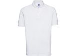 Polo Russell Da Uomo, Manica Corta BC567 (L) (Bianco)