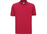 Polo Russell Da Uomo, Manica Corta BC567 (L) (Rosso)