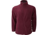 Russell Herren Outdoor-Fleecejacke BC575 (S) (Burgunder)
