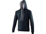 Pullover Con Cappuccio Awdis / Felpa Con Cappuccio RW165 (L) (Blu Scuro/Grigio Screziato)