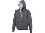 Pullover Con Cappuccio Awdis / Felpa Con Cappuccio RW165 (2XL) (Grafite/Grigio Screziato)