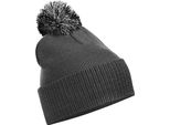 Cappello Invernale Da Bambina Beechfield Duo Extreme Snowstar RW243 (Taglia Unica) (Antracite/Grigio Chiaro)