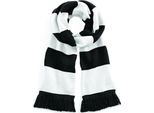 Sciarpa Invernale Beechfield Varsity Unisex RW2031 (Taglia Unica) (Nero/Bianco)