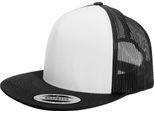 Yupoong Flexfit Unisex Baseball Cap Trucker RW3301 (Taglia Unica) (Nero/Bianco)
