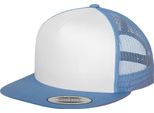 Yupoong Flexfit Unisex Baseball Cap Trucker RW3301 (Taglia Unica) (Blu/Bianco)