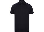 Polo Sportiva Finden & Hales Da Uomo, Manica Corta RW427 (2XL) (Blu Navy/Blu Navy)