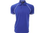 Polo Sportiva Finden & Hales Da Uomo, Manica Corta RW427 (2XL) (Blu Reale/Bianco)