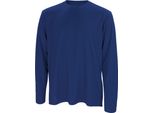 T-Shirt Spiro Uomo Manica Lunga Performance RW1493 (Xl) (Blu Navy)