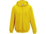 Giacca Con Cappuccio / Pullover Con Cappuccio / Felpa Con Cappuccio Da Uomo Awdis Con Zip RW180 (2XL) (Verde Kelly)