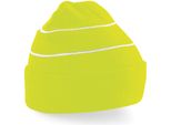 Cappello Invernale Hi-Vis Unisex Beechfield / Cappello A Maglia RW208 (Taglia Unica) (Giallo Neon)