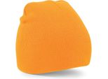 Cappello Invernale Beechfield Unisex In Maglia Basic RW209 (Taglia Unica) (Arancione Neon)