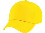 Berretto Da Baseball Beechfield Unisex Junior Original Unicoloured RW217 (Taglia Unica) (Giallo)