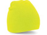 Cappello Invernale Beechfield Unisex In Maglia Basic RW209 (Taglia Unica) (Giallo Neon)