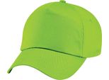Berretto Da Baseball Beechfield Unisex Junior Original Unicoloured RW217 (Taglia Unica) (Lime)
