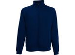 Fruit Of The Loom Giacca Felpata Premium 70/30 Da Uomo / Giacca Felpata / Felpa Con Zip RW3165 (M) (Blu Navy)