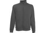 Fruit Of The Loom Giacca Felpata Premium 70/30 Da Uomo / Giacca Felpata / Felpa Con Zip RW3165 (S) (Antracite Chiaro)