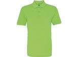 Polo Asquith & Fox Uomo, Manica Corta RW3471 (3XL) (Verde Neon)